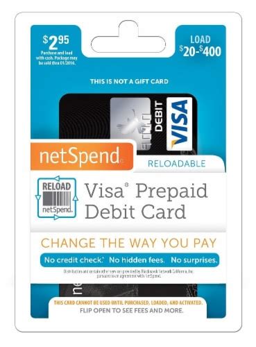 reloadable prepaid VISA card